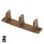 Guide réglable pour porte de placard, hauteur de 1 po (paquet de 2)