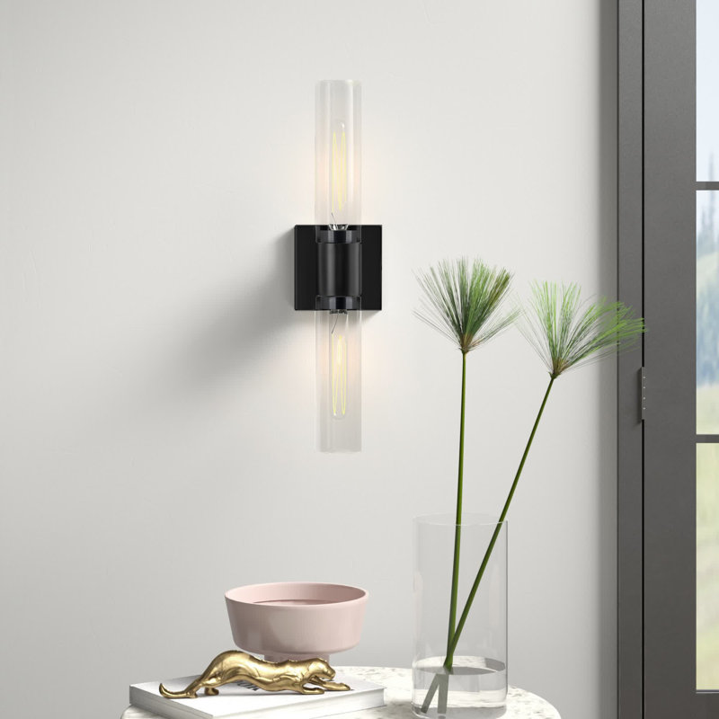 Anneruth Armed Sconce, Matte Black