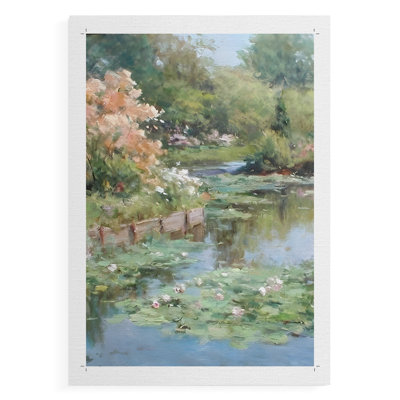 Vintage Landscape XCVIII -Canvas Print Only - NOT FRAMED