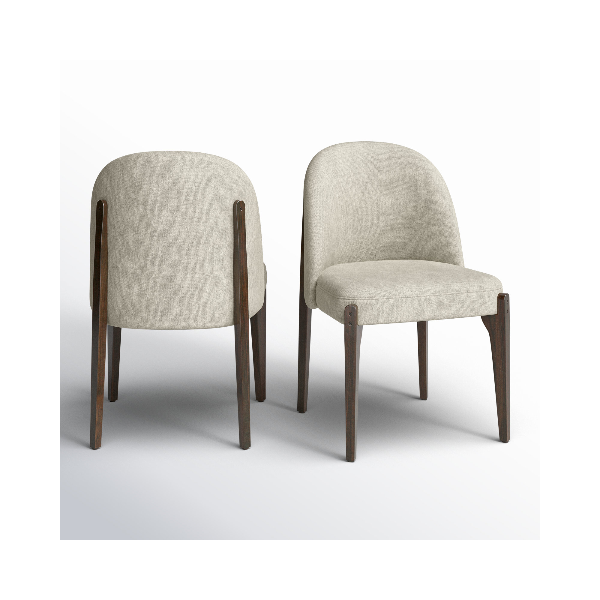 Pietta Dining Chair (set of 2), Luna Gray