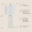 Lampe de table cylindrique Alina