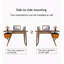 Bureau chic en bois massif: contraste moderne et utilitaire-109691260