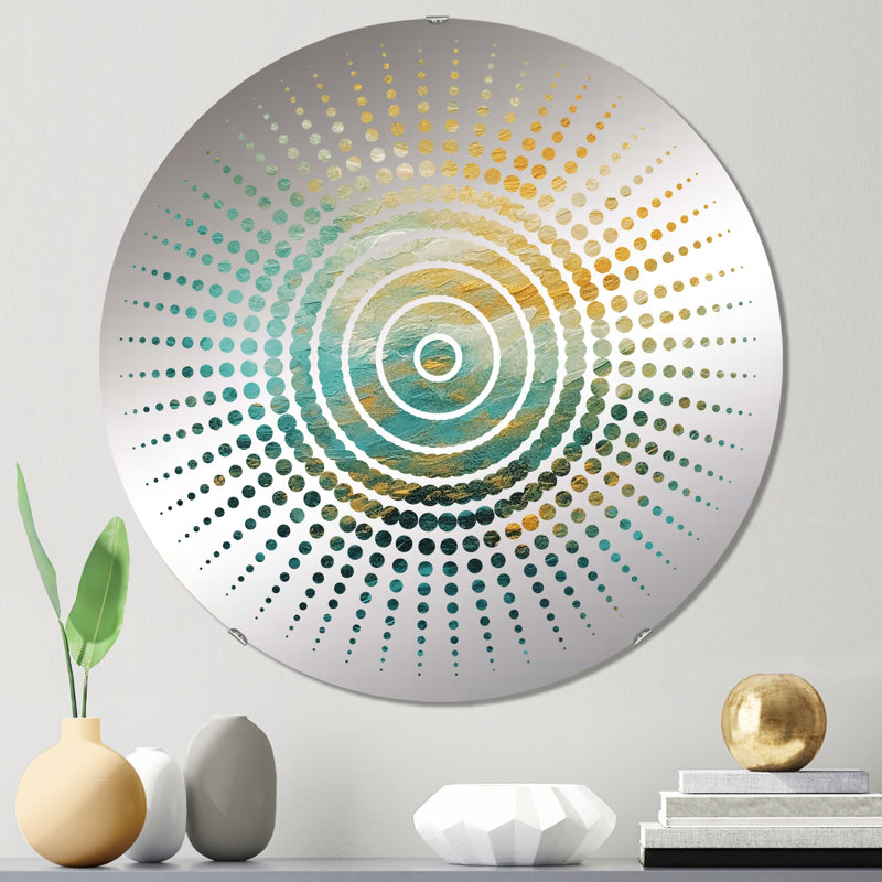 Coventina - Miroir mural Sun Circles, 31,4 po x 31,4 po
