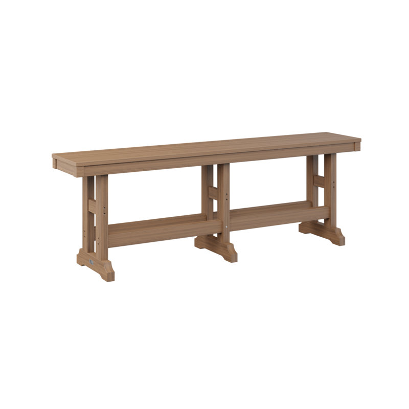 Banc de jardin 66 po Berlin Gardens, H 18 po x l 66 po x P 12,5 po, Acajou antique
