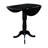 Extendable Round Solid Wood Dining Table-1311146277