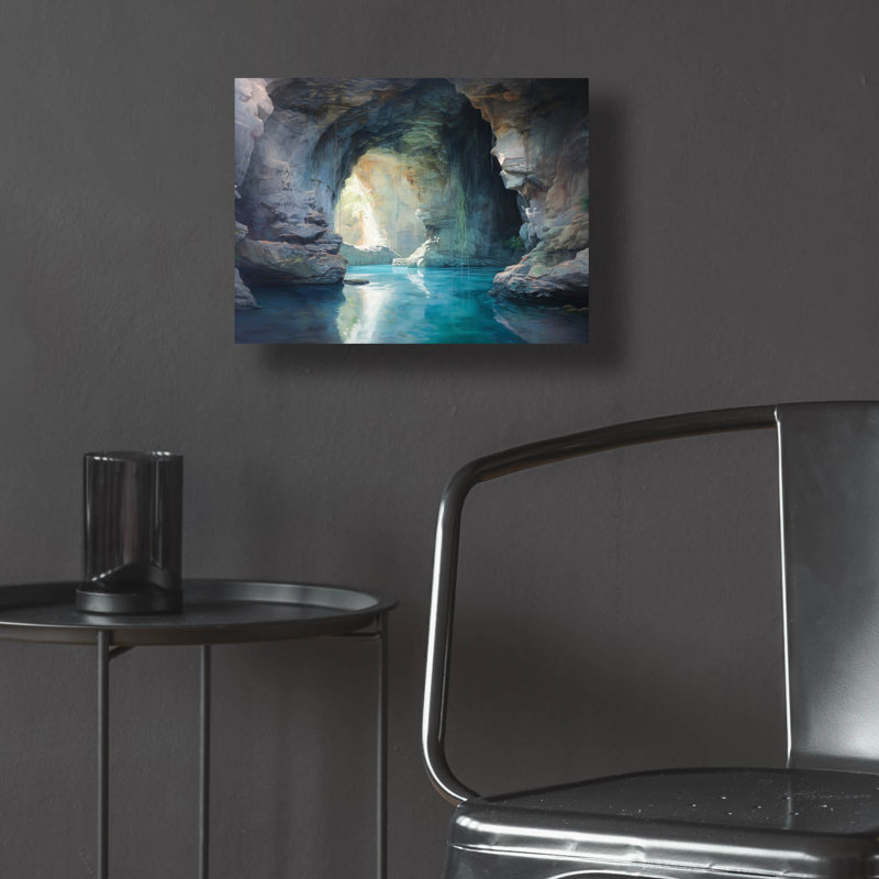 «Cove 2» par r3darch0n, art mural en verre acrylique, H 12 po x l 16 po x P 0,13 po