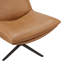 Chaise longue pivotante en cuir Delana-112574276