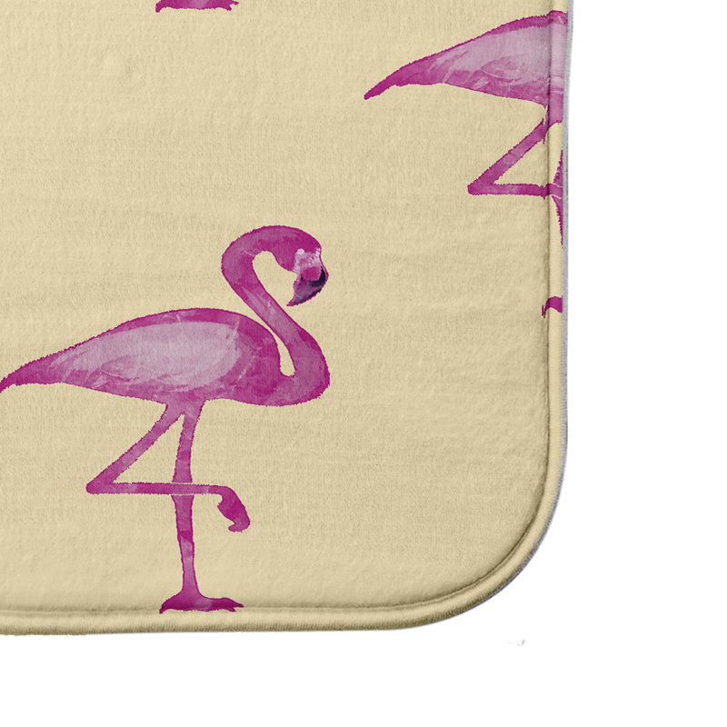 Tapis de bain Lyndsey, L 17 po x L 24 po, Jaune