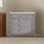 Meuble-lavabo moderne 36 "avec lavabo supérieur-101530198