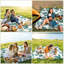 Extra Large Waterproof Picnic Blanket 200 x 300 cm, Foldable Portable Picnic Mat with Carry Strap, Machine Washable Outdoor Rug for Beach, Garden, Park, Camping & Family Trips