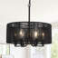 Lauri 6-light Handwoven Rattan Boho Farmhouse Chandelier-199796578