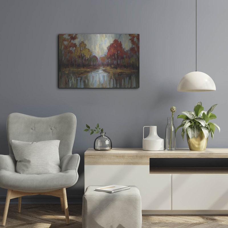 «Fall Aquarelle» par Silvia Vassileva, H 16 po x l 24 po