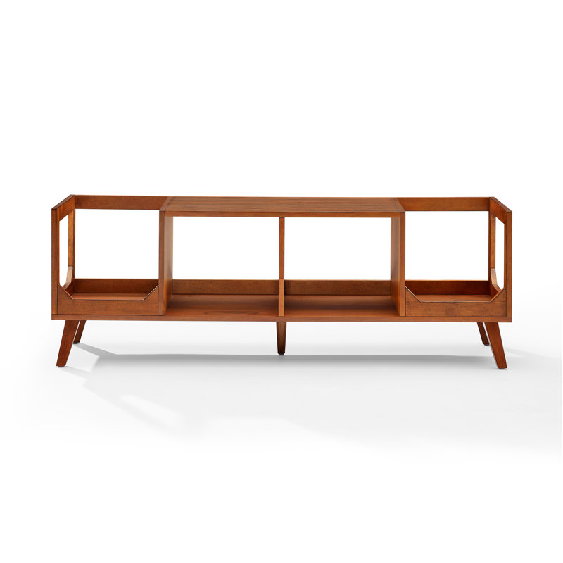 Asheville 20.5 " H Media Shelves, Walnut