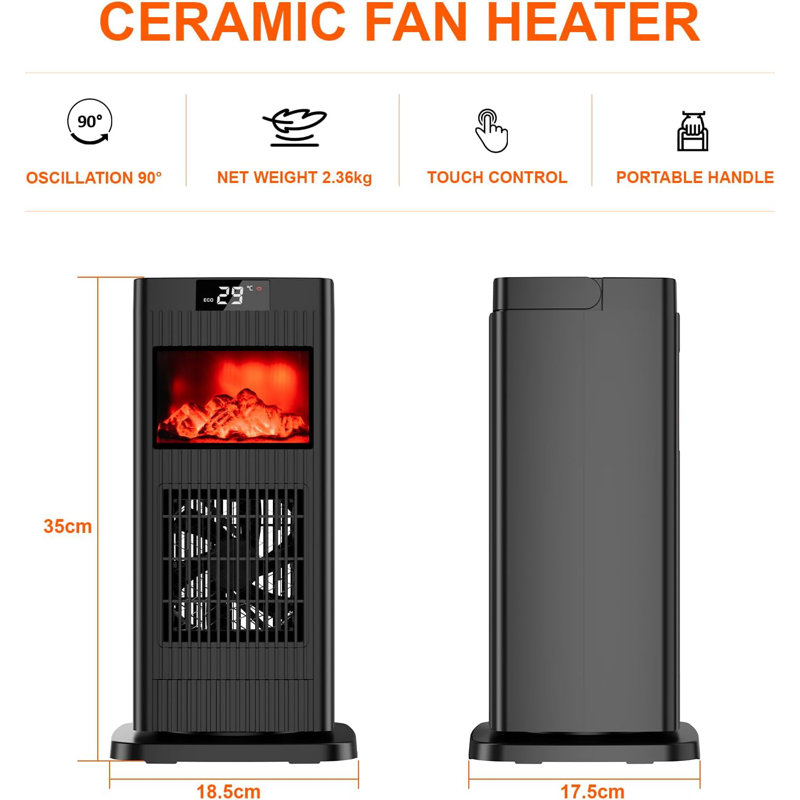 LIFERUN 5119 BTU Electric Tower Space Heater