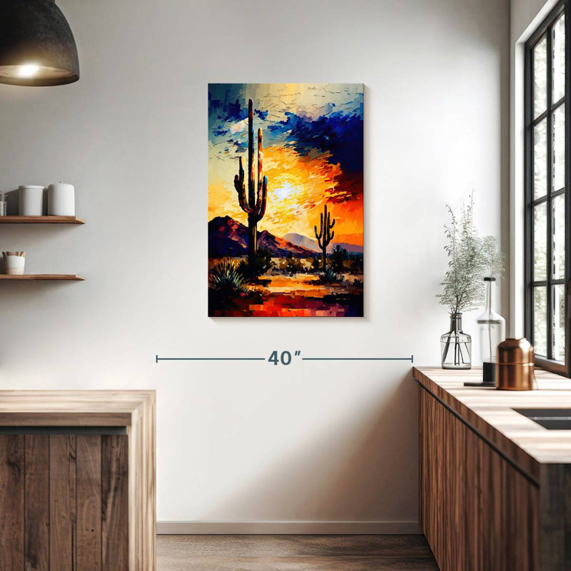 Alvord Sonoran Desert AZ II, H 36 po x l 24 po