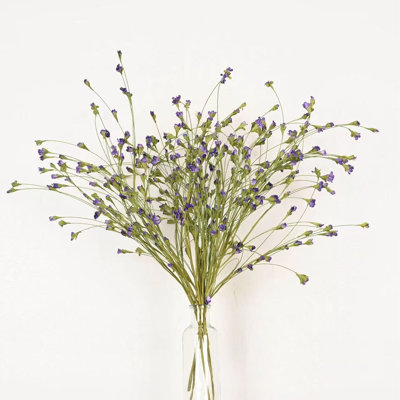Arrangement floral de fleurs sauvages artificielles de 24 po pour remplisseur de vases, bouquet de fleurs à longues tiges de verdure de style campagnard pour fête de mariage