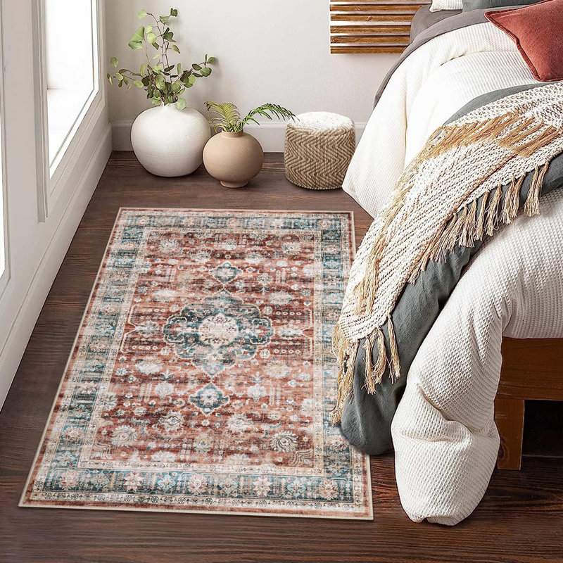 Perras Washable Indoor Rug, Rectangle 2' x 3'