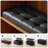 30" Upholstered Folding Storage Ottoman, PU Leather Tufted Footrest End of Bed Bench with Padded Seat-1795200474