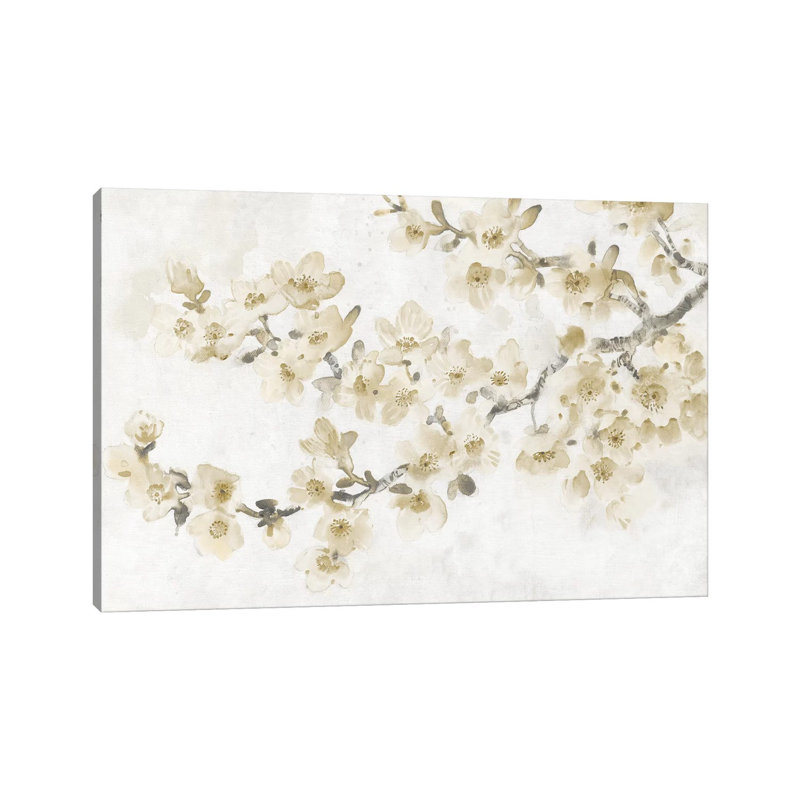 Neutral Cherry Blossom Composition I by Tim OToole - Wrapped Canvas Print, 66.04 cm H x 45.72 cm W x 3.175 cm D