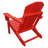 Adirondack Chair Foldup Red 