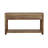 3-Drawer Console Table with Lower Shelf