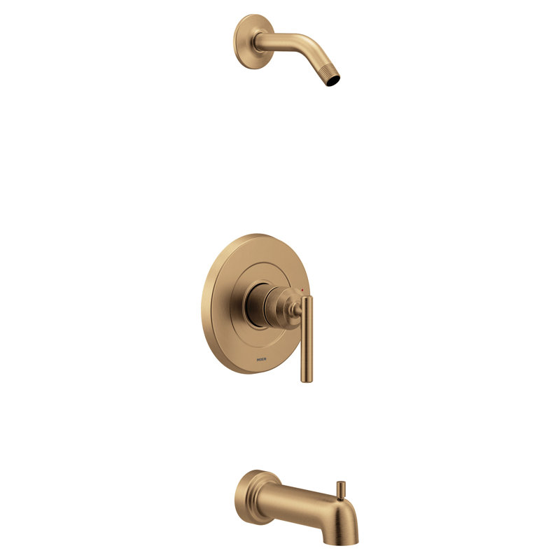 Ensemble de garniture de baignoire et douche à 1 poignée M-CORE 2-Series Moen (valve et pomme de douche vendues séparément)