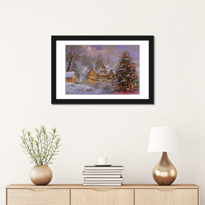 «Happy Holidays» par Nicky Boehme, reproduction sur toile tendue sur châssis