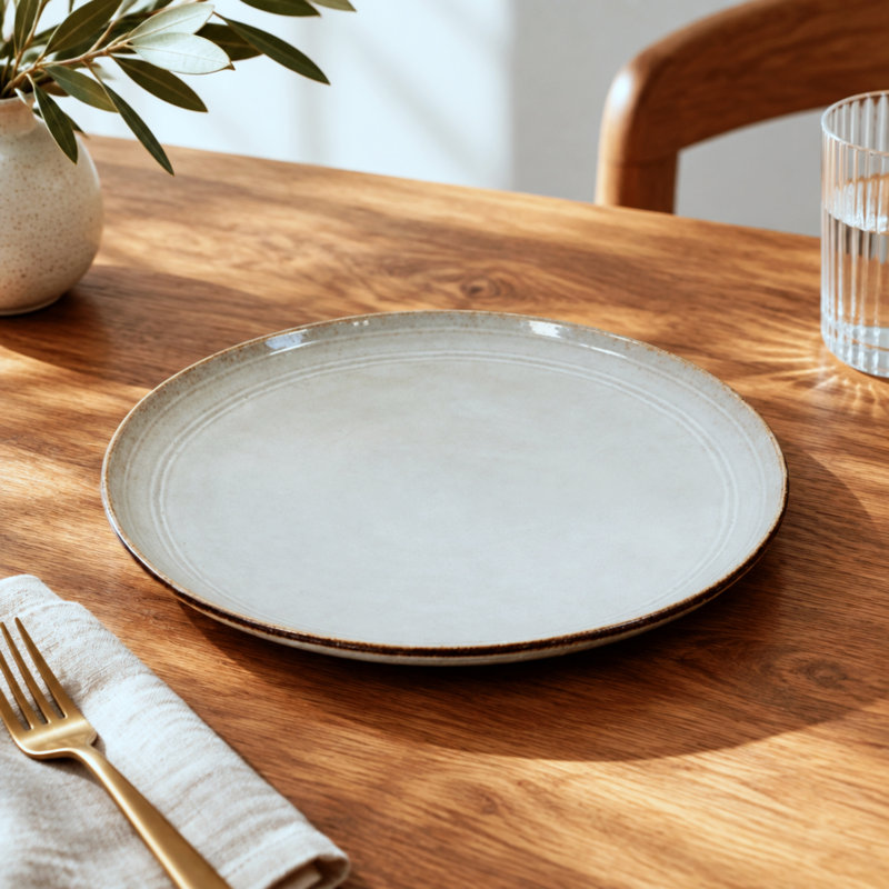 Stoneware Dinner Plate 27cm Farmhouse Tableware, 3cm H x 27cm W x 27cm D