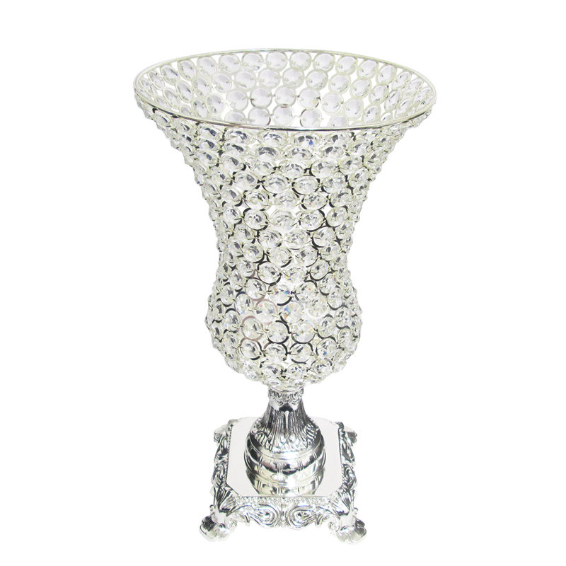 Table Hurricane, Argent, H 15,5 po x l 8,25 po x P 8,25 po