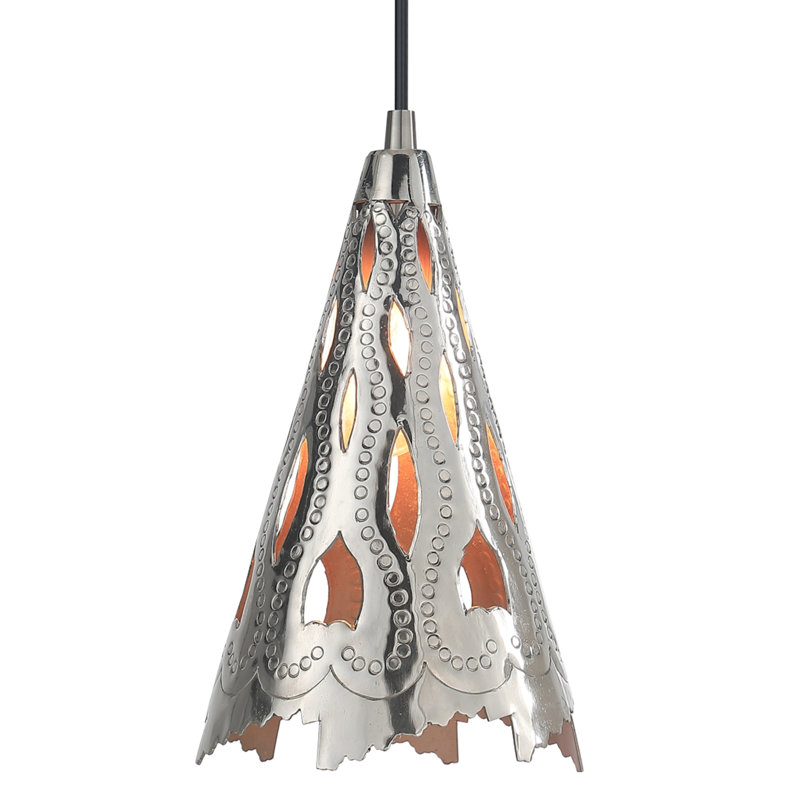 Luminaire suspendu conique 1 lumière