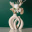 Ensemble de 2 vases en céramique Nordic Hollow-653417988