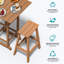 Tabouret de bar en PEHD aspect bois-1201081004