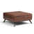 Distressed Saddle Brown Vegan Faux Leather selected