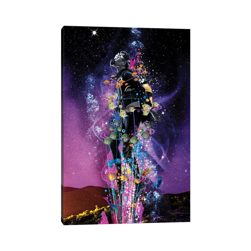 Star Diver by David Loblaw - Wrapped Canvas Print, 66.04 cm H x 45.72 cm W x 1.91 cm D