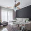 52" Ceiling Fan - Tri-Colour Temperature Inverter With Remote Control