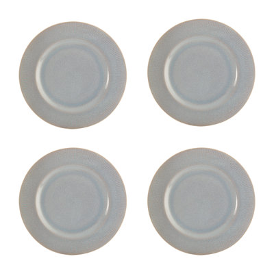 Reactive Linear Set Of 4 Dinner Plates