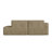 Berlare 2 - Piece Compression Upholstered Boneless Corduroy L-Shaped Modular Sectional Sofa Set – Fully Compressed, No Assembly Required-480882444-481251883
