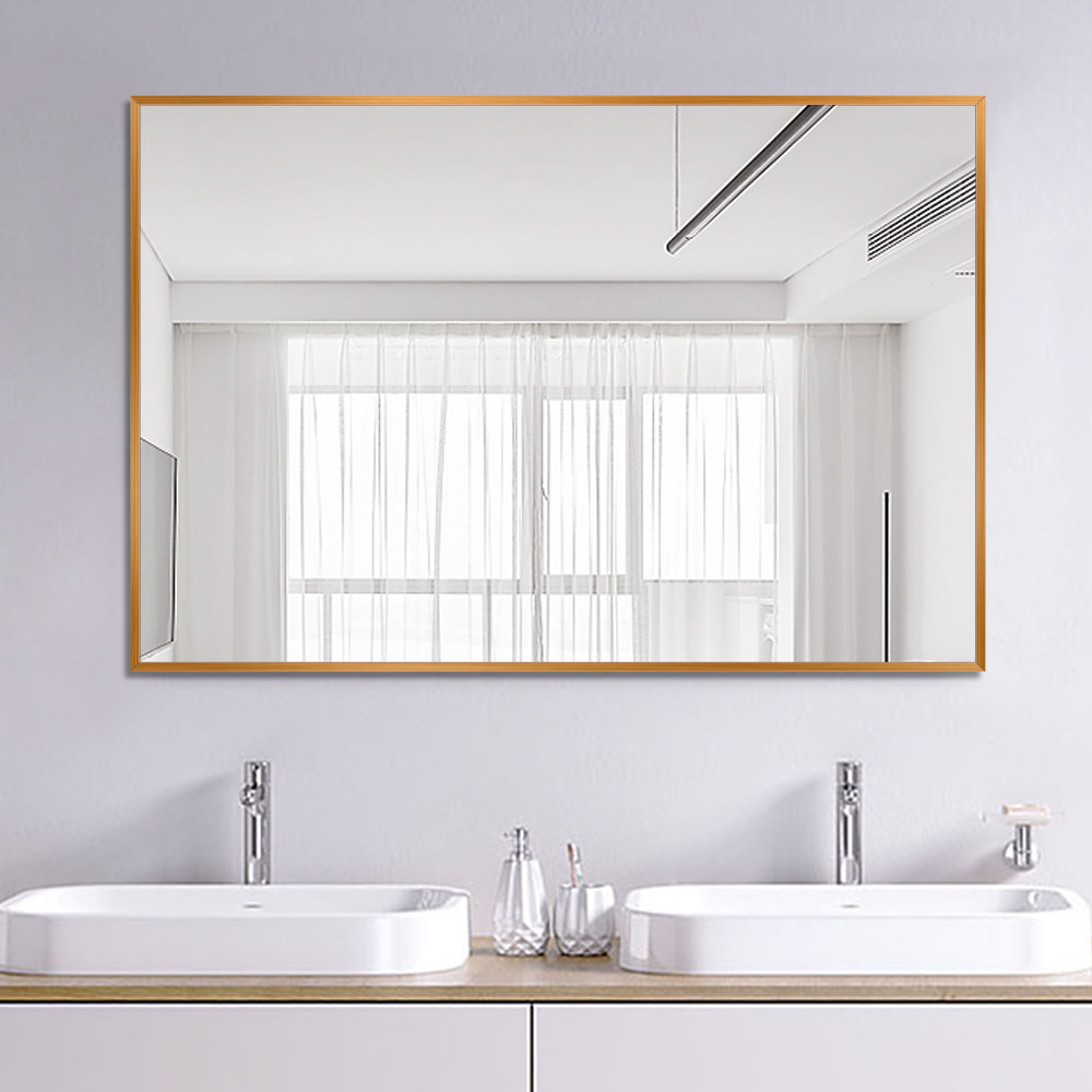 Rosdorf Park Treiber Glam Bathroom / Vanity Mirror & Reviews Wayfair