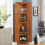 Armoire de rangement 4 niveaux à 4 niveaux avec 8 portes