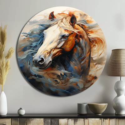 Maricel - Animals Round Metal Wall Art