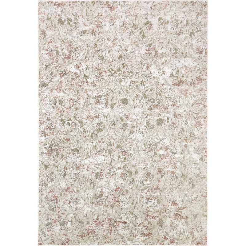 Karlee Floral Indoor Rug, Rectangle 2' x 3'5"