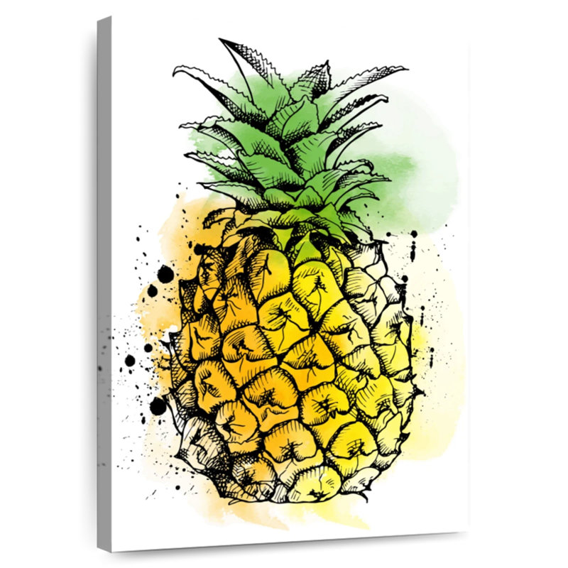 Ananas tropical, H 51 po x l 34 po