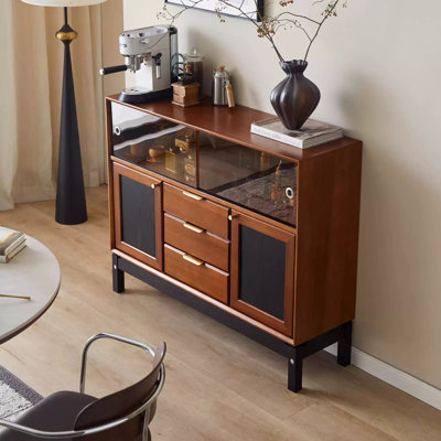 Retro-Style Large-Capacity Sideboard