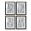 Marbré blanc I - ensemble de 4 reproductions de cadres photo-553312789-553312778