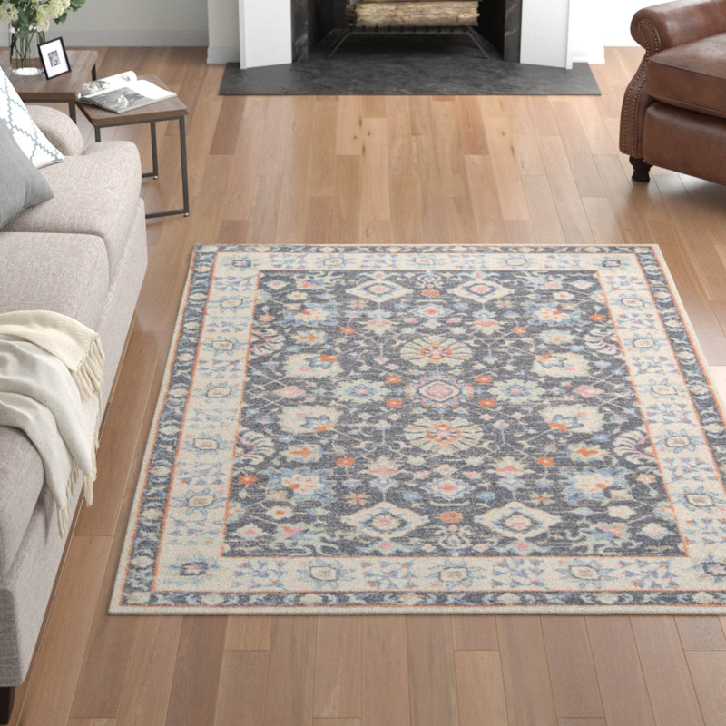 Tapis gris anthracite Guerin Momeni Anatolia, Rectangle 5 pi 3 po x 7 pi 6 po