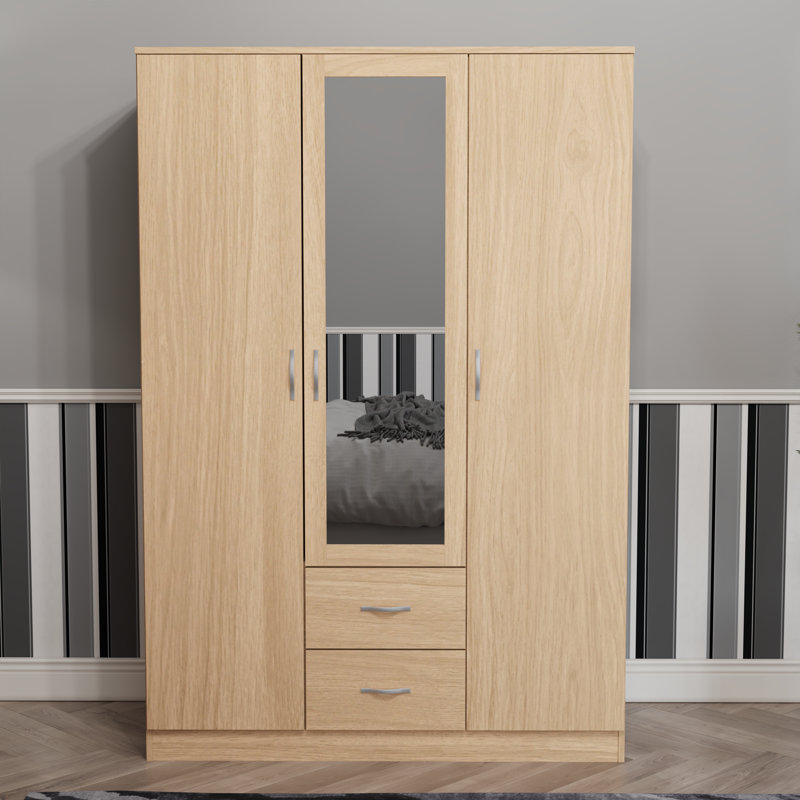 Maybery MDF & Particleboard Wardrobe, Natural