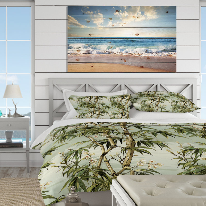 Ensemble de housse de couette Bamboo Elegance, Housse de couette simple + 1 taie décorative stan