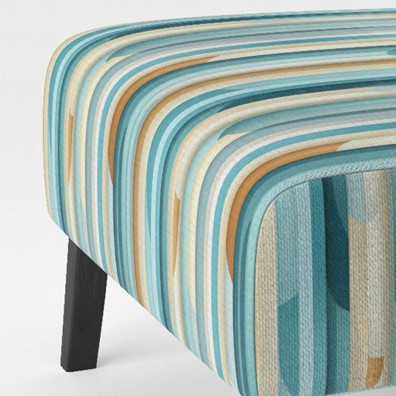 Fauteuil de chambre Serene Stripes - Rembourré