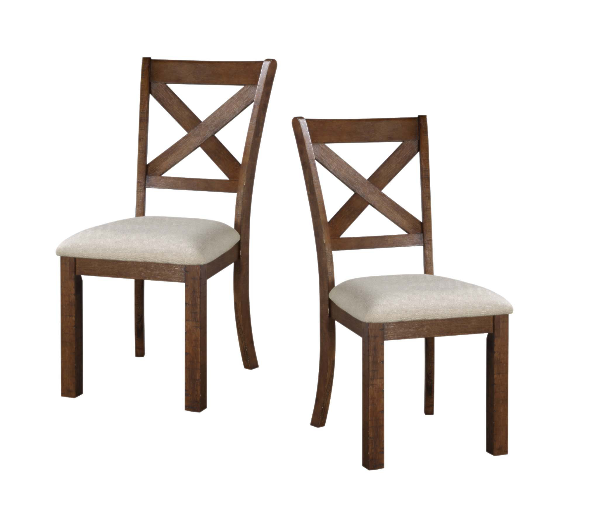 One Allium Way® Transitional Style Wooden X-Back Dining Chairs With ...