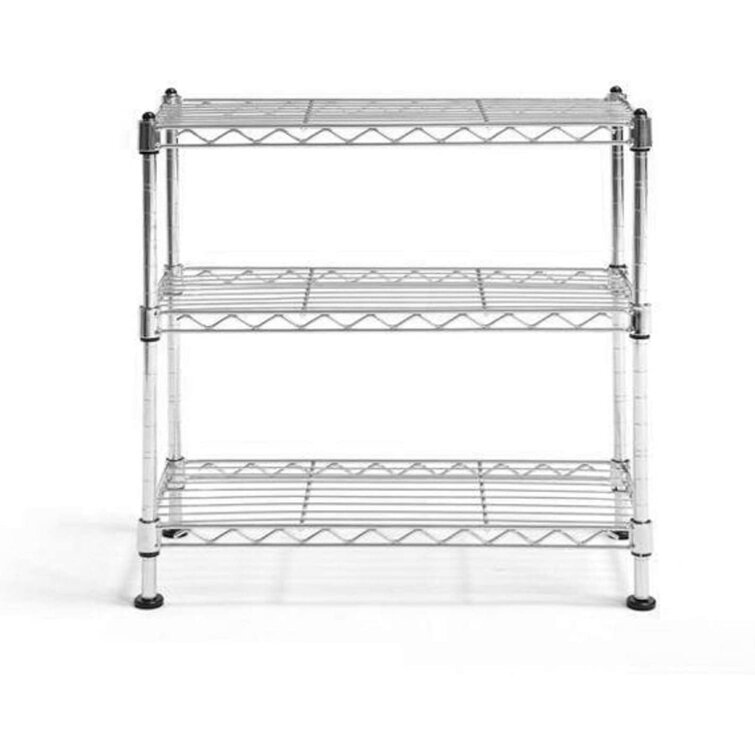 Anouar 17.25'' W Shelving Unit with Wheels